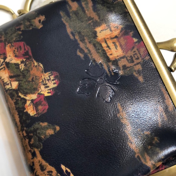 Patricia Nash Borse Leather Kiss Lock Coin Purse Kent Countryside NWT & Card - Picture 6 of 16